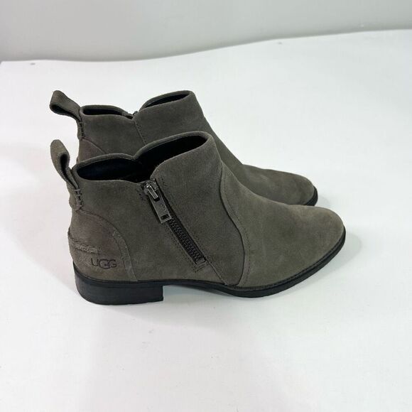 UGG Australia Boot Womens 7 Gray Aureo II Waterproof Ankle Booties - Picture 1 of 11